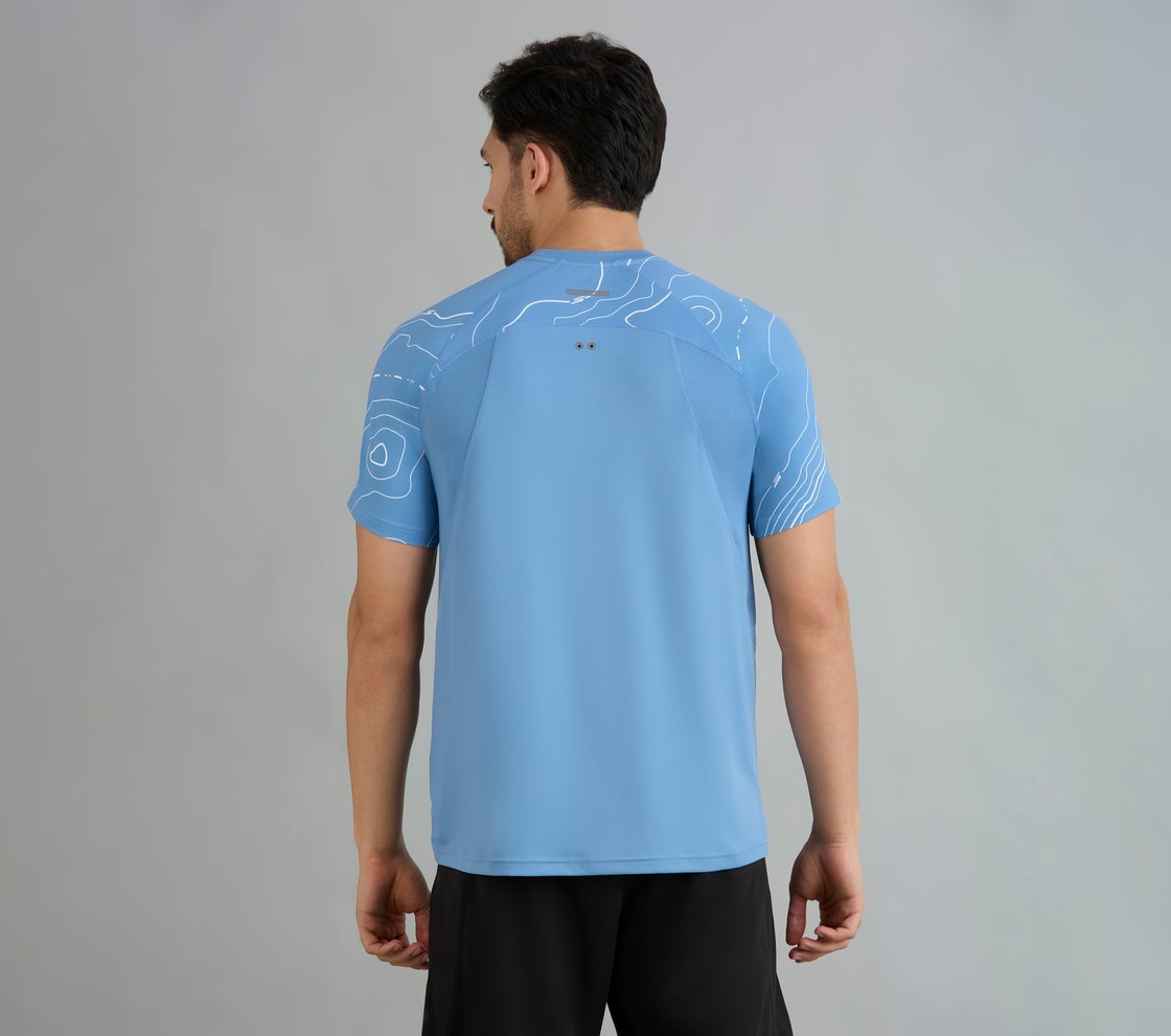 SOCCER BRANDED T-SHIRT, WHITE/BLUE/RED