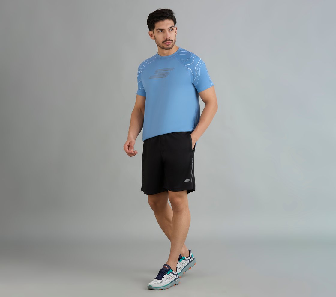 SOCCER BRANDED T-SHIRT, WHITE/BLUE/RED Apparel Right View