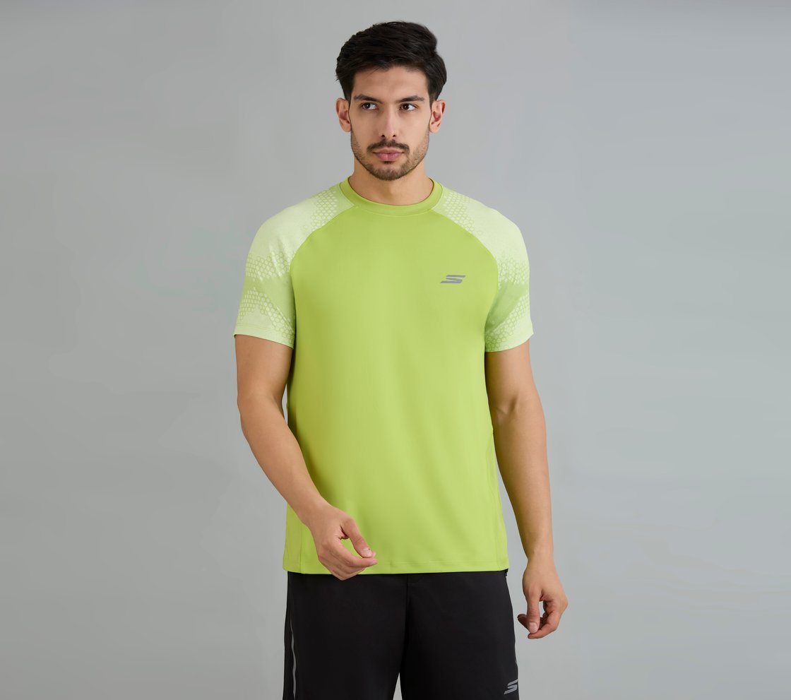 SOCCER BRANDED T-SHIRT, LIME