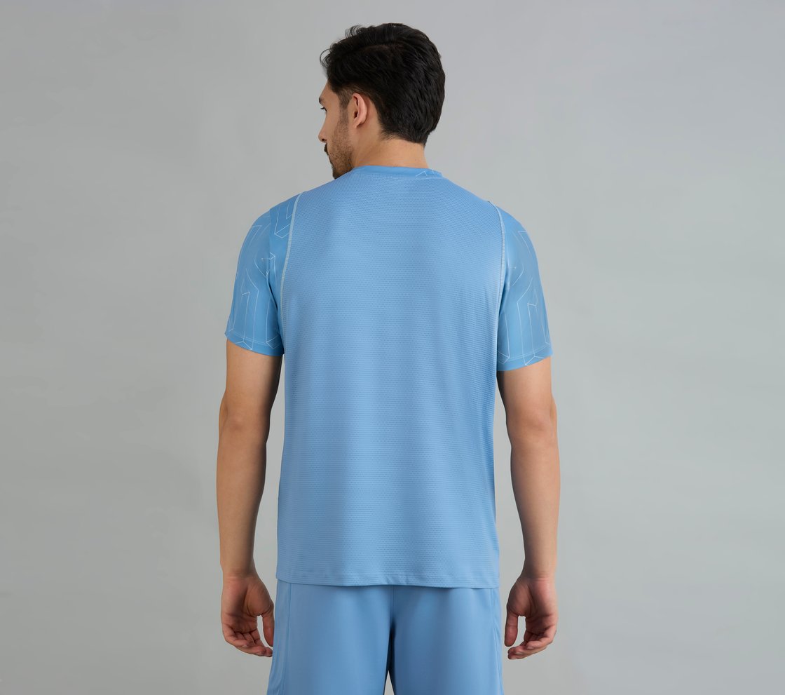 ELEMENTS SOCCER T-SHIRT, WHITE/BLUE/RED