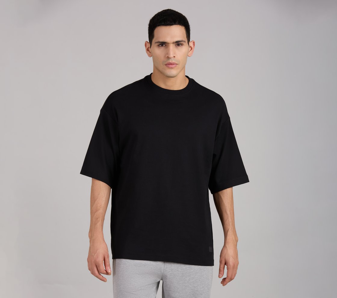 SKECHERS ESSENTIAL LABEL BOXT, BLACK