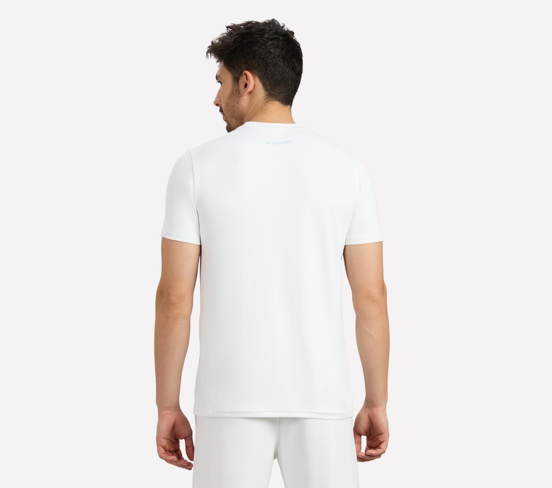 MENS CRICKET T-SHIRT, WHITE