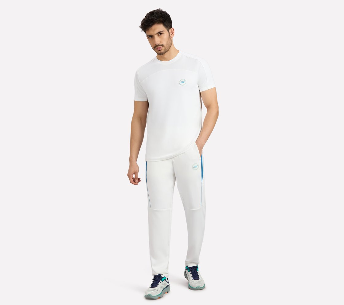 MENS CRICKET T-SHIRT, WHITE