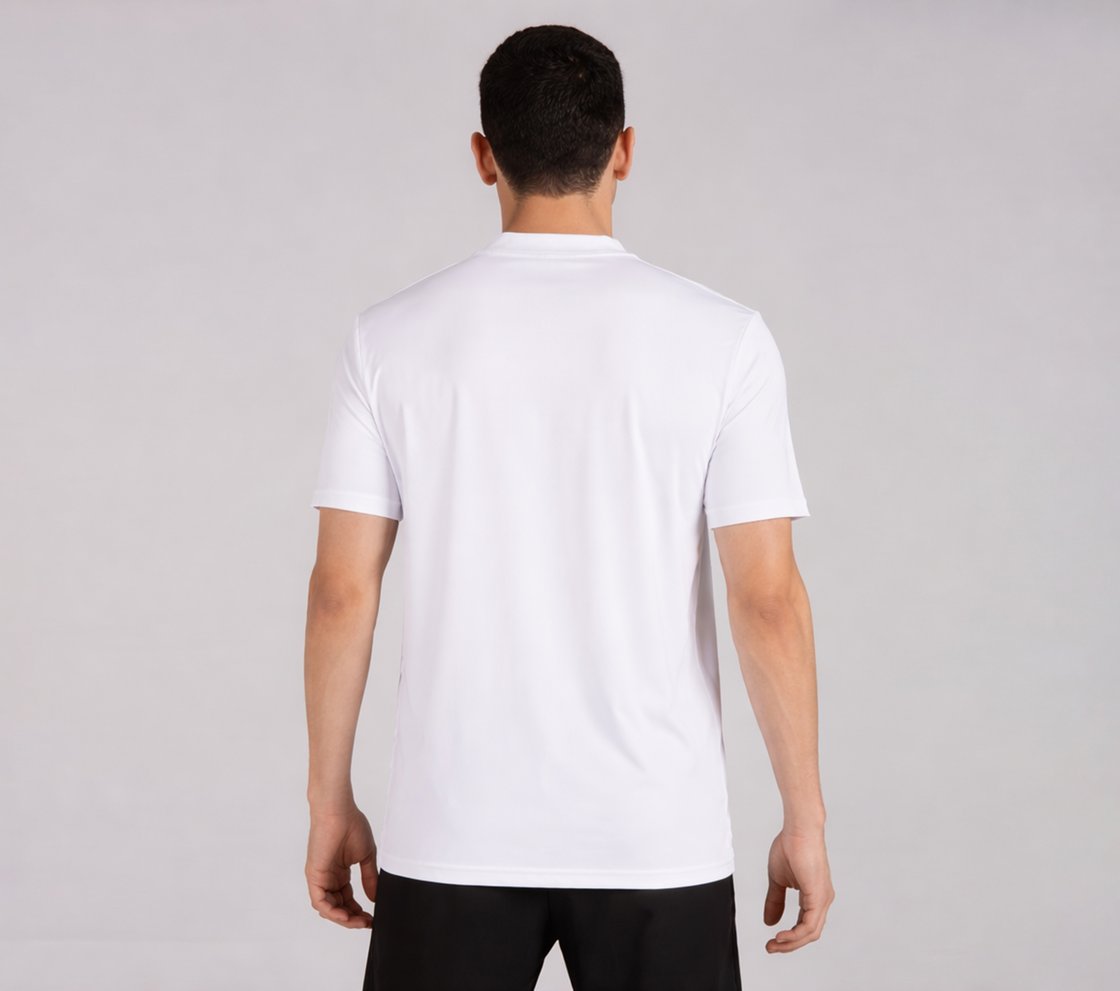 CRICKET V-MESH POLO, WHITE