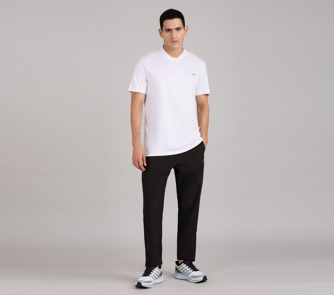 CRICKET V-MESH POLO, WHITE