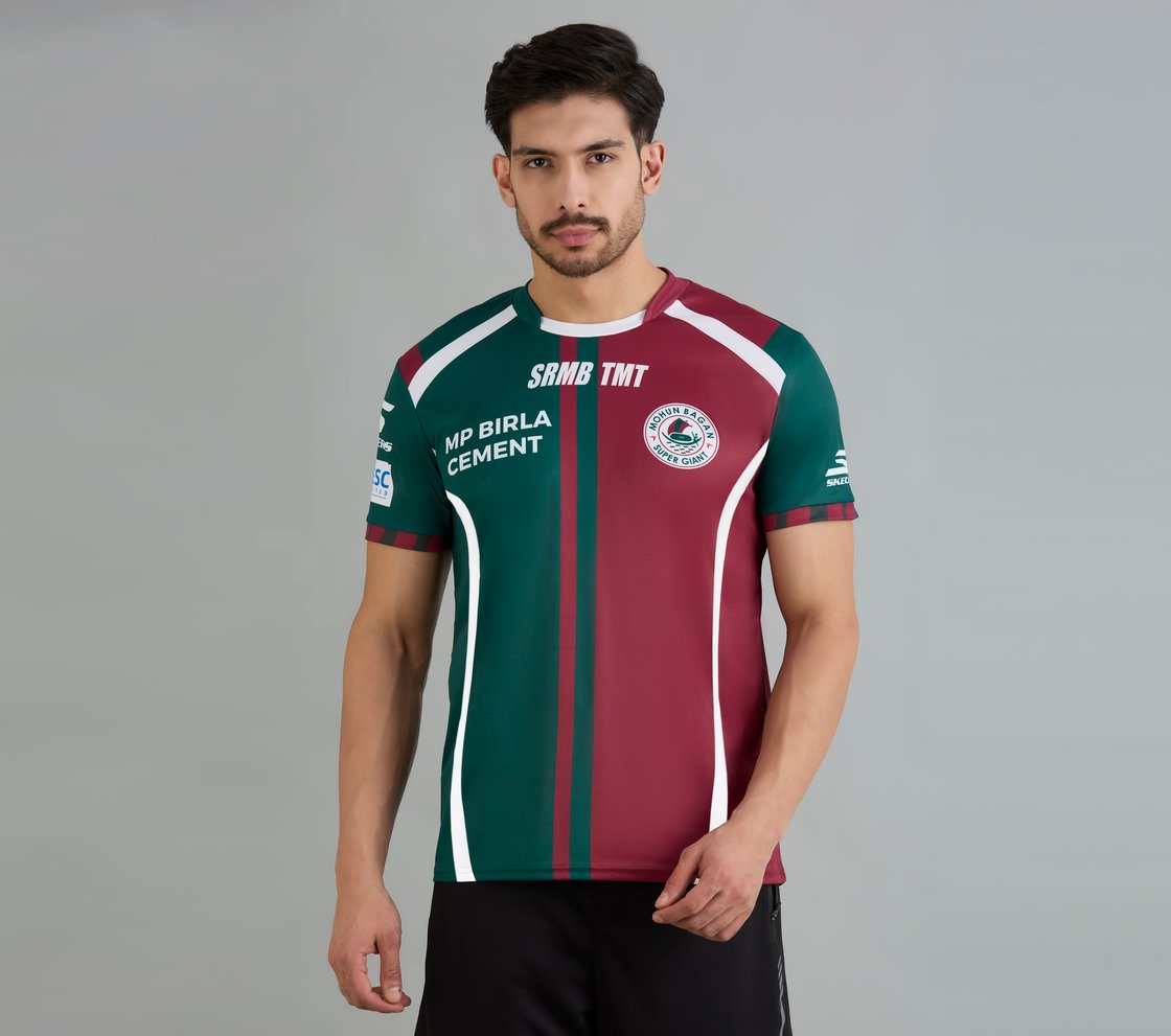 MOHUN BAGAN HOME REPLICA JERSEY, GREEN Apparel Lateral View
