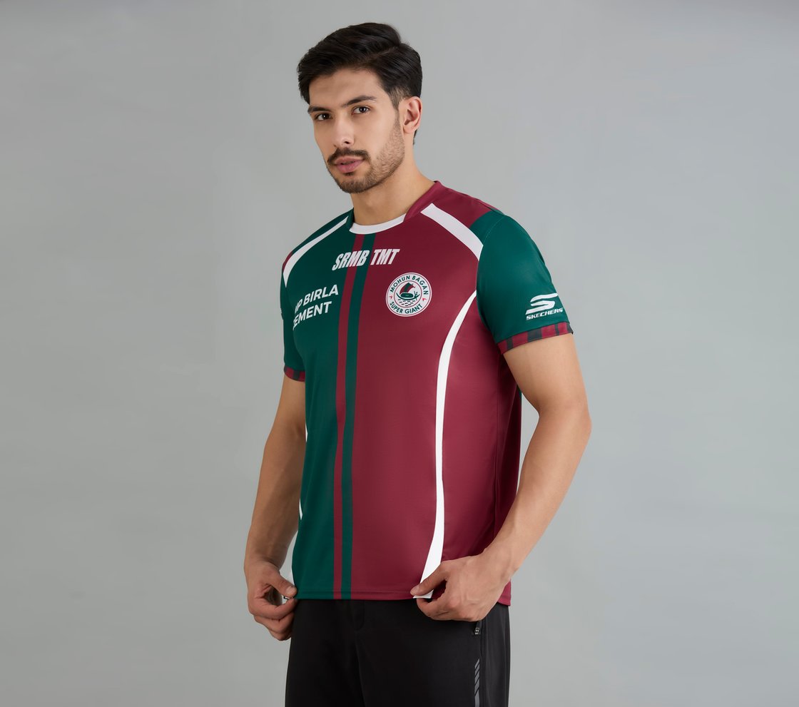MOHUN BAGAN HOME REPLICA JERSEY, GREEN Apparel Top View