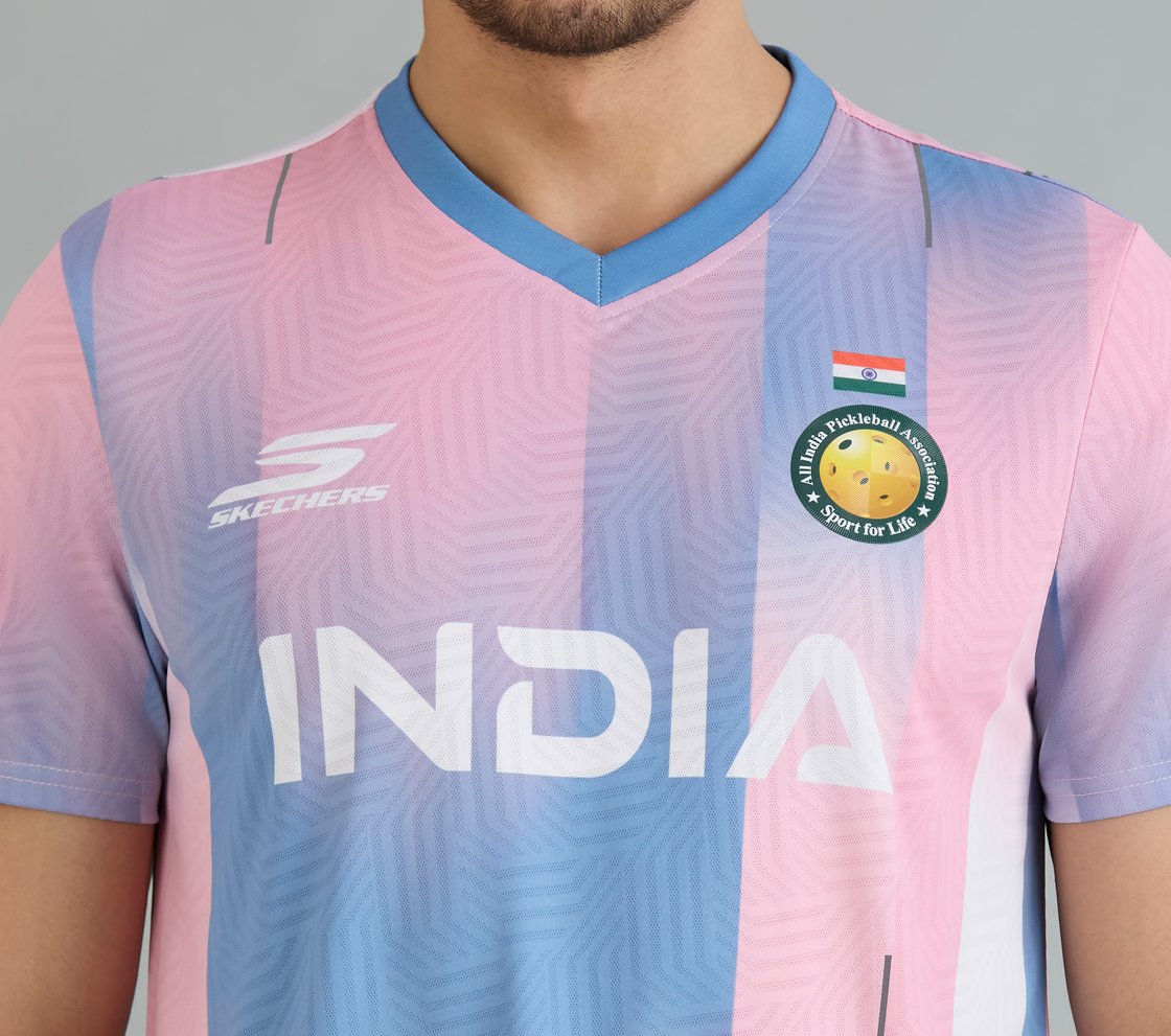 AIPA MENS PLAYER EDITION MATCH JERSEY, SILVER/WHITE/PINK Apparel Left View