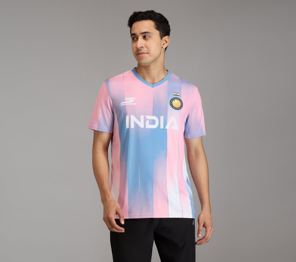 AIPA MENS REPLICA MATCH JERSEY, SILVER/WHITE/PINK Apparel Lateral View