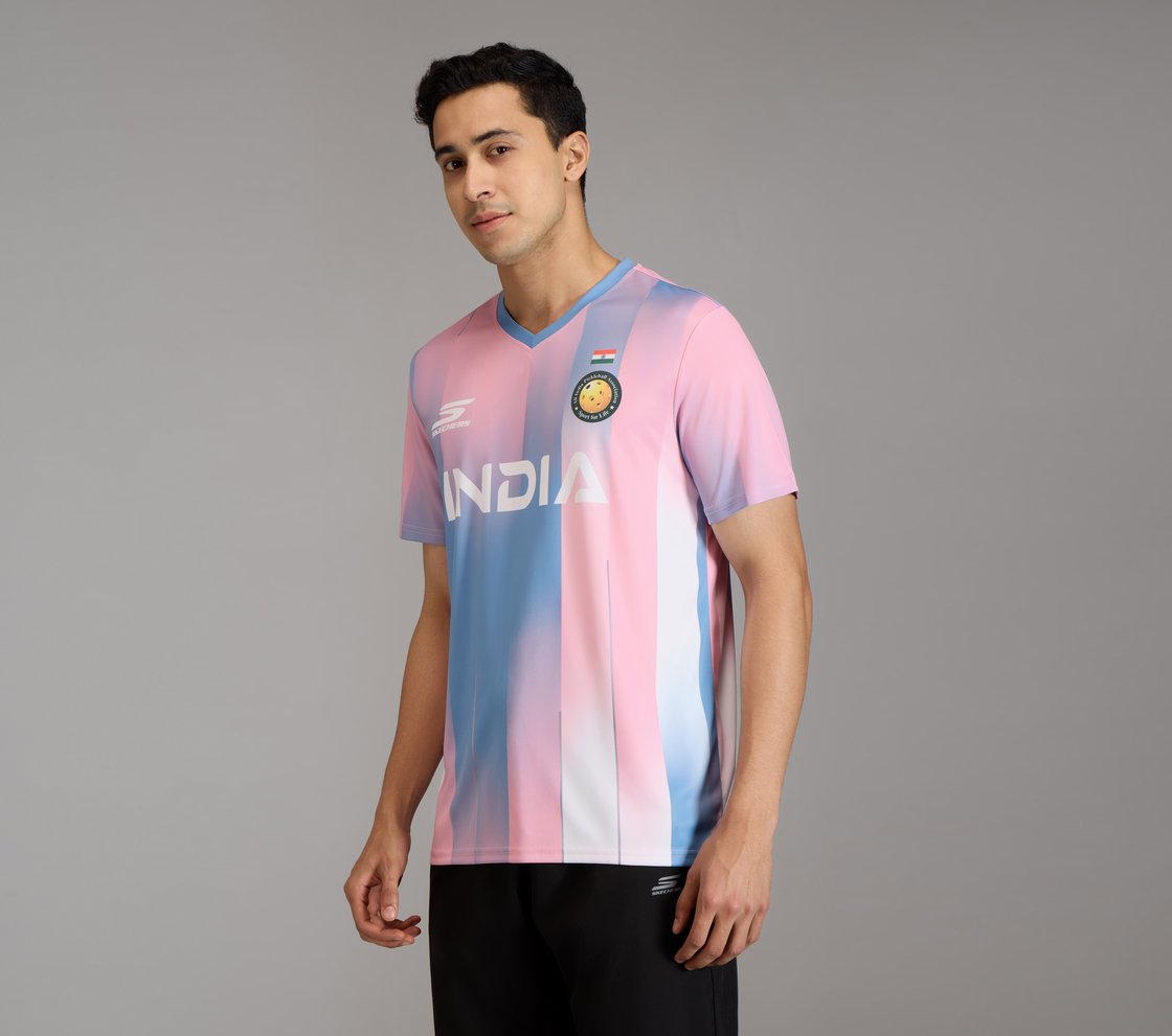 AIPA MENS REPLICA MATCH JERSEY, SILVER/WHITE/PINK Apparel Top View