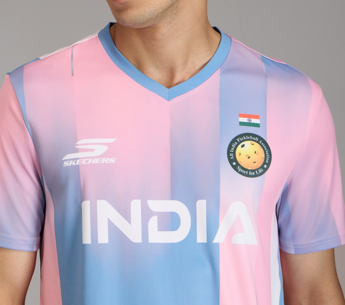 AIPA MENS REPLICA MATCH JERSEY, SILVER/WHITE/PINK Apparel Right View