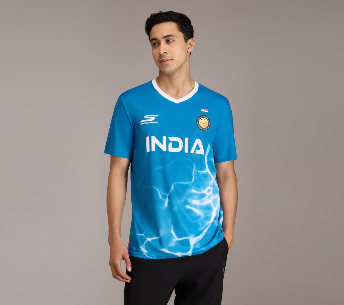 AIPA MENS REPLICA TRAINING JERSEY, WHITE/NEON PINK/LIME Apparel Lateral View