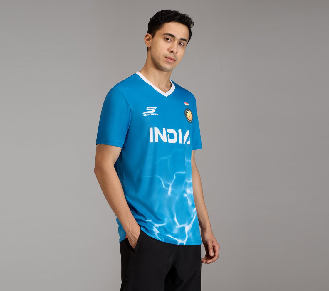 AIPA MENS REPLICA TRAINING JERSEY, WHITE/NEON PINK/LIME