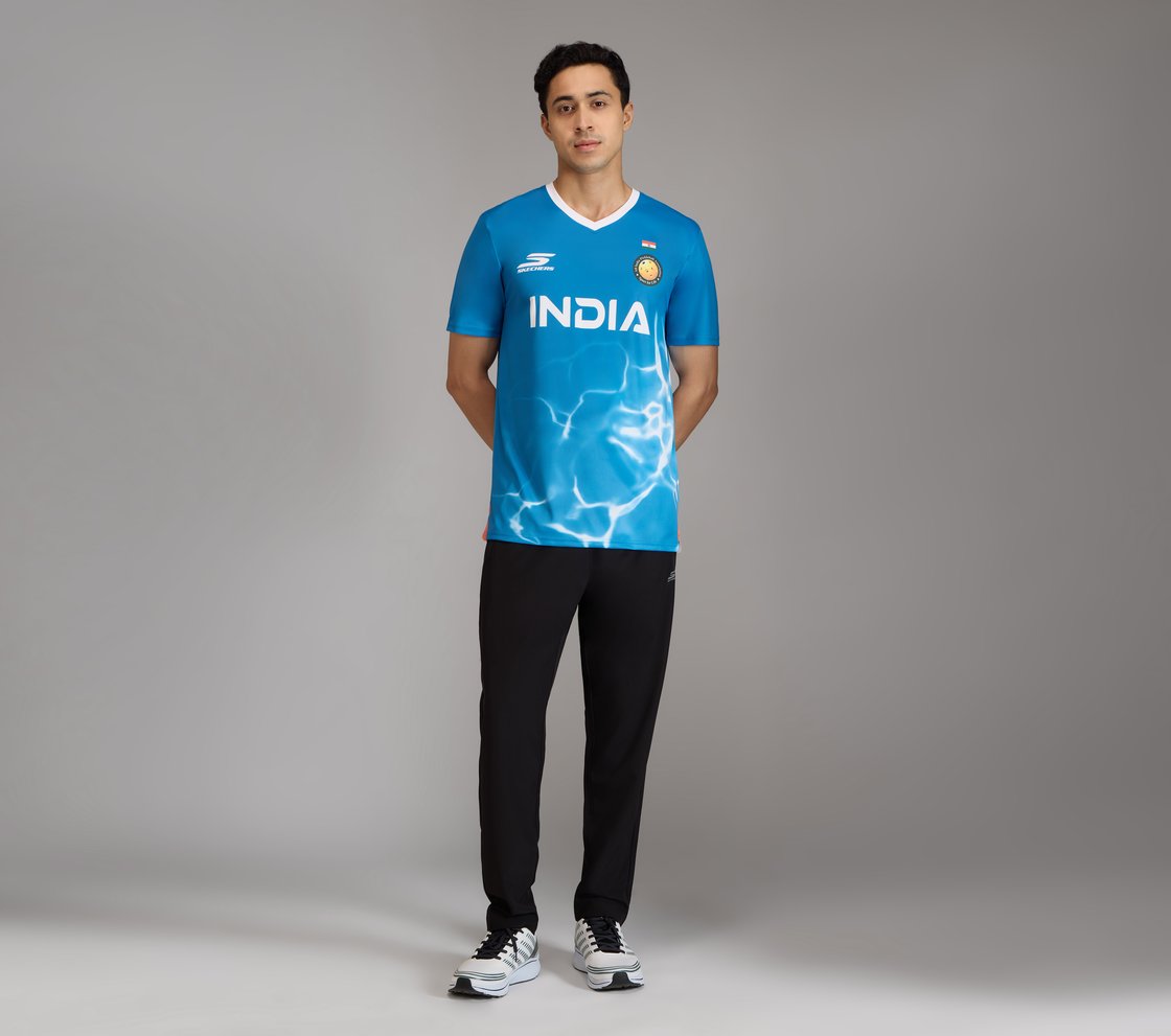 AIPA MENS REPLICA TRAINING JERSEY, WHITE/NEON PINK/LIME Apparel Right View