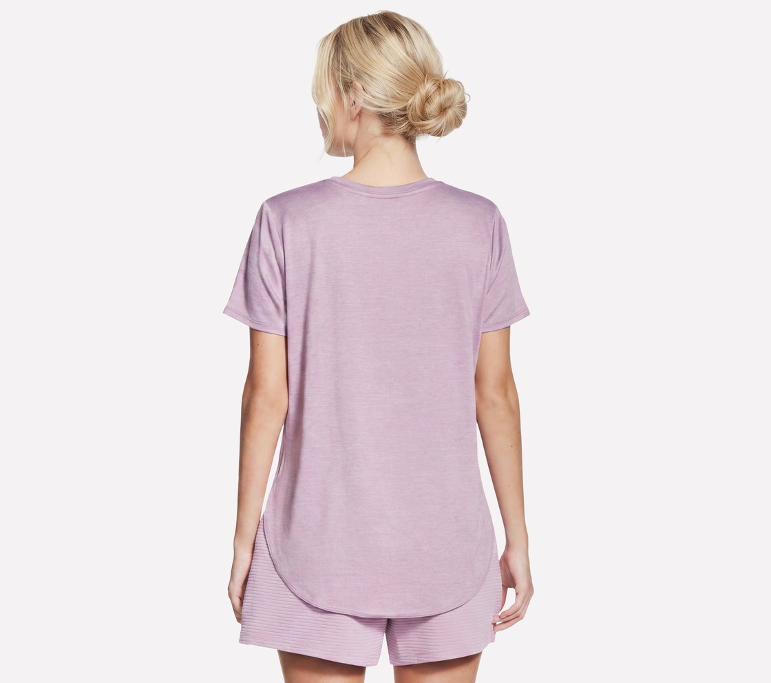 GODRI SWIFT TUNIC T-SHIRT, MAUVE/PURPLE Apparel Top View