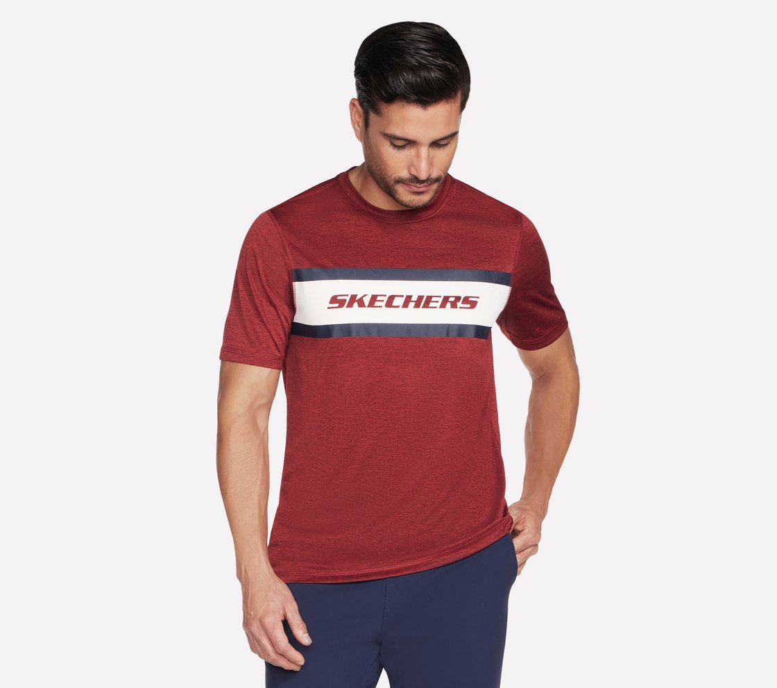 GODRI CHARGE DASH T-SHIRT, RRED Apparel Lateral View