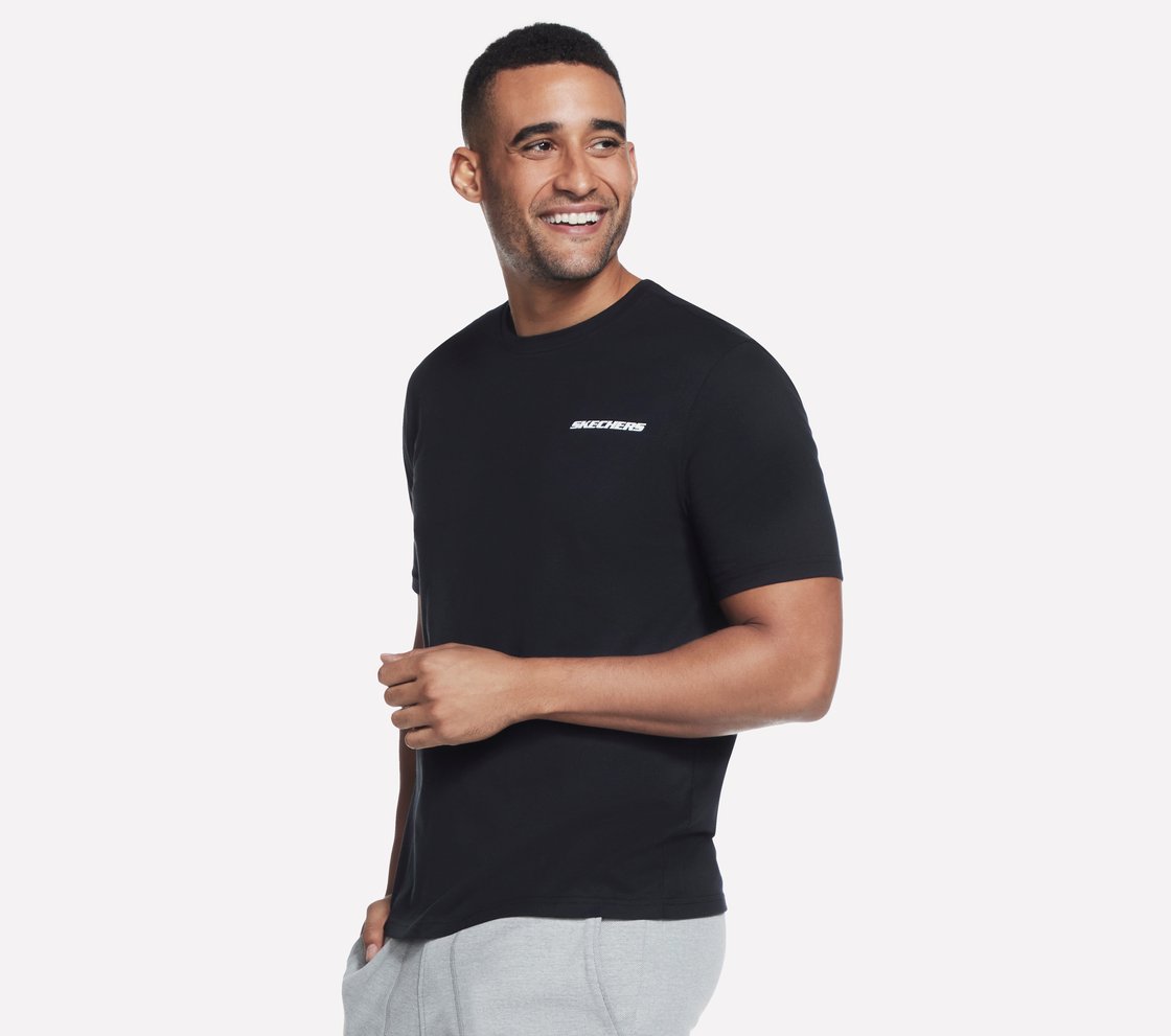 CROSSROAD T-SHIRT, BBBBLACK Apparel Bottom View