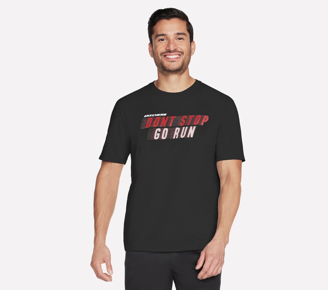 FAST TRACK T-SHIRT, BBBBLACK Apparel Lateral View