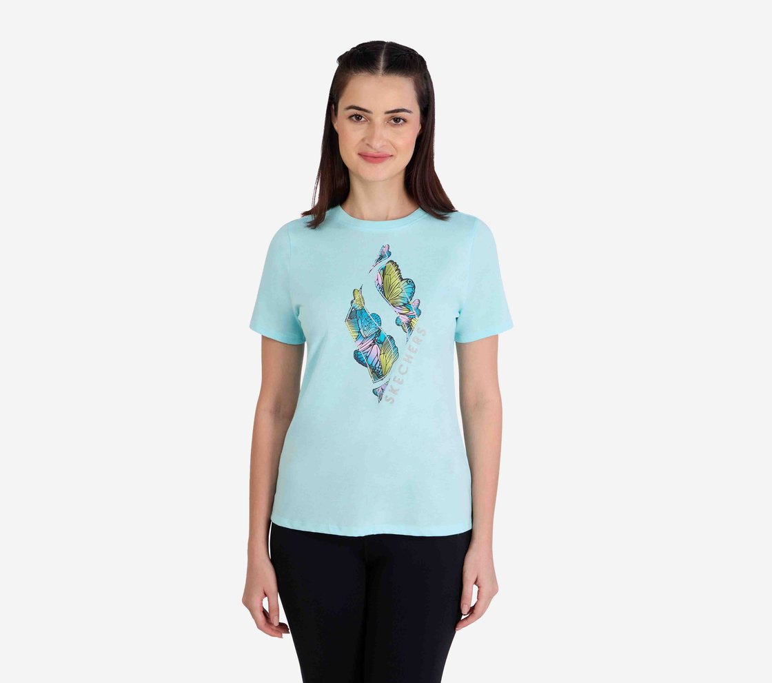 DIAMOND BUTTERFLY SHADOW T-SHIRT,  Apparel Lateral View