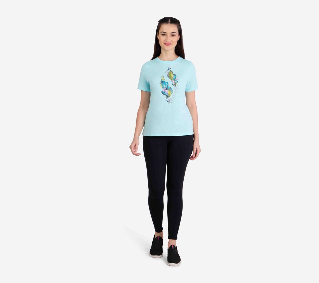 DIAMOND BUTTERFLY SHADOW T-SHIRT,  Apparel Left View