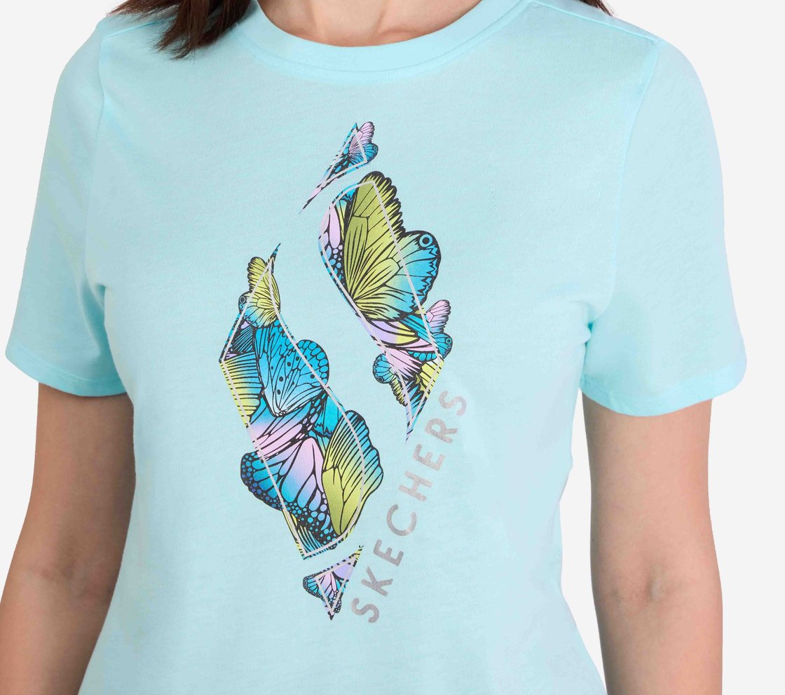 DIAMOND BUTTERFLY SHADOW T-SHIRT,  Apparel Right View