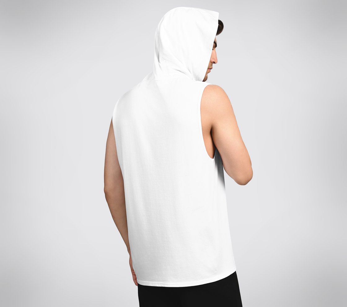 OASIS CAMO HOODIE TANK, WWWHITE Apparel Left View
