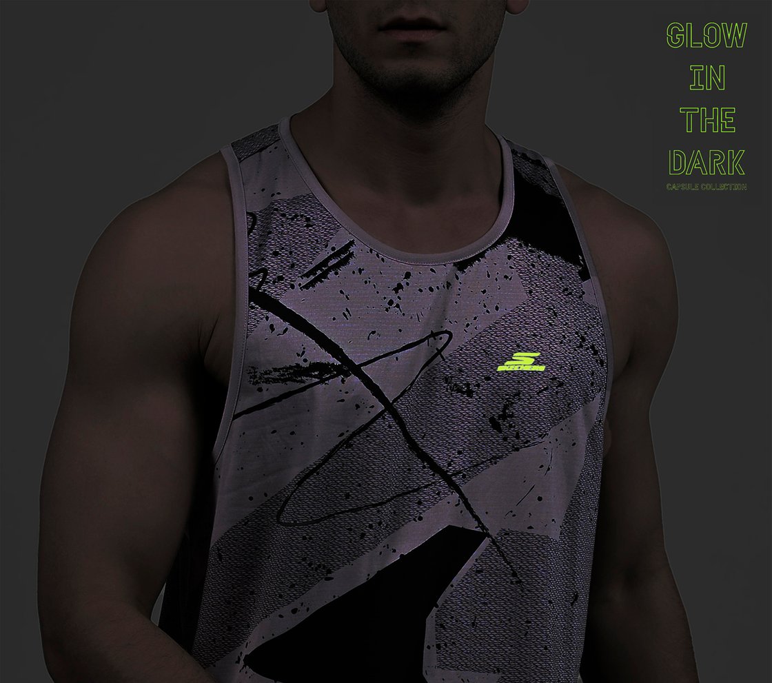 FIRFLY AOP TANK, WHITE/GREY/BLUE Apparel Right View