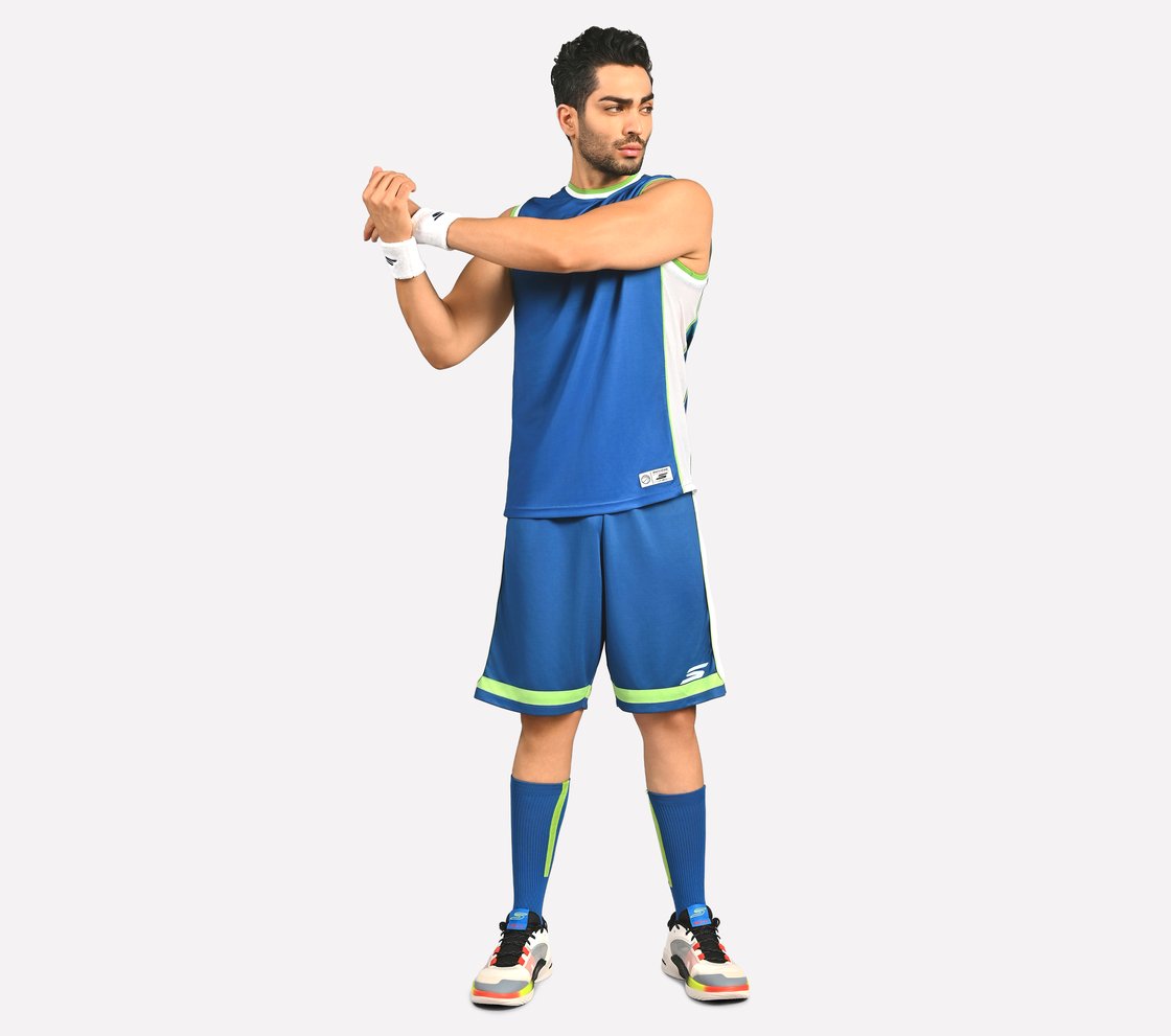 SKECHERS LOS ANGELES BASKETBALL, ROYAL Apparel Right View