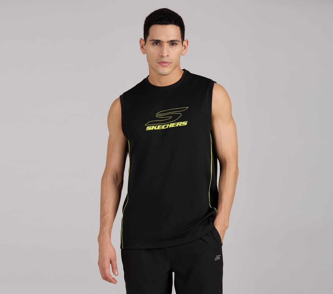 BASKETBALL ESSENTIAL TANK, BLACK