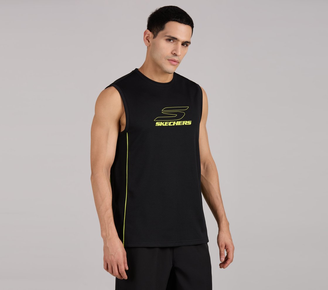 BASKETBALL ESSENTIAL TANK, BLACK