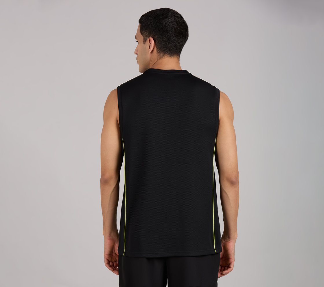 BASKETBALL ESSENTIAL TANK, BLACK