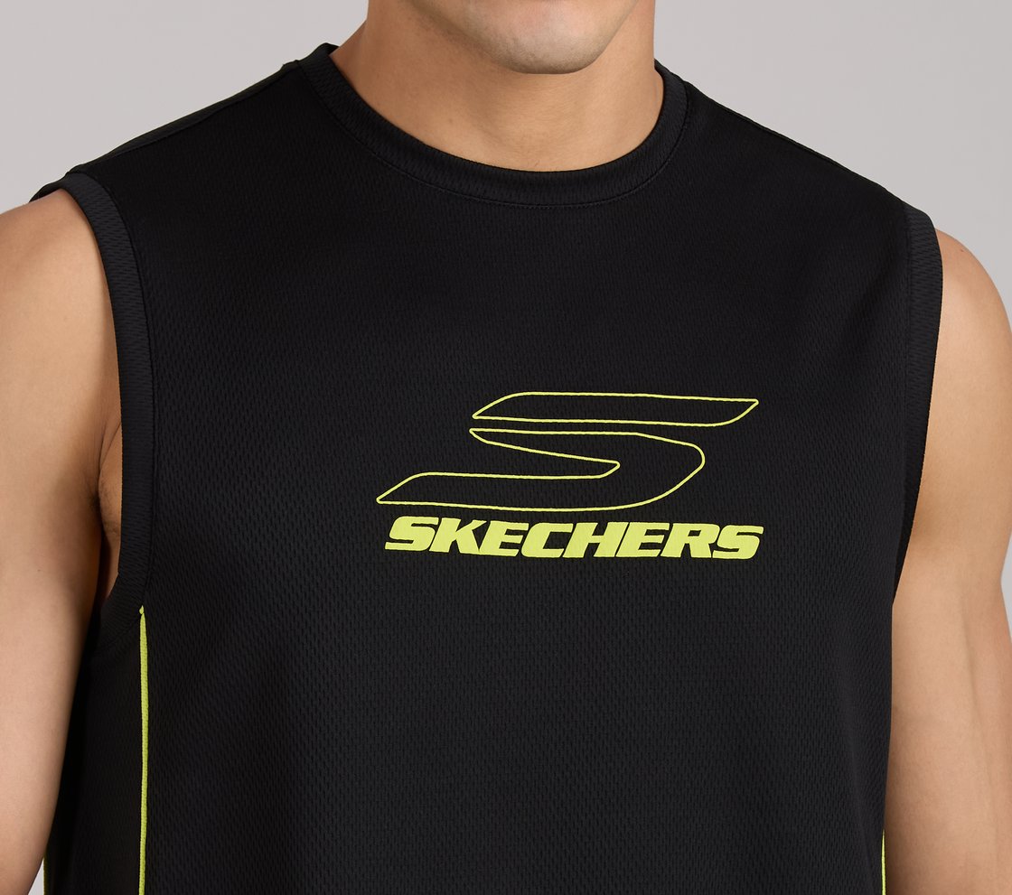 BASKETBALL ESSENTIAL TANK, BLACK