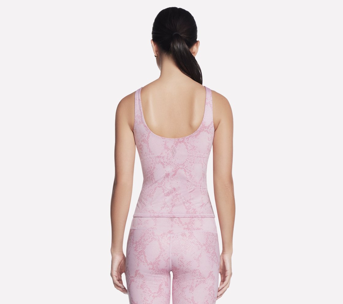 GOSCULPT PYTHON TANK, MAUVE/MULTI Apparel Top View