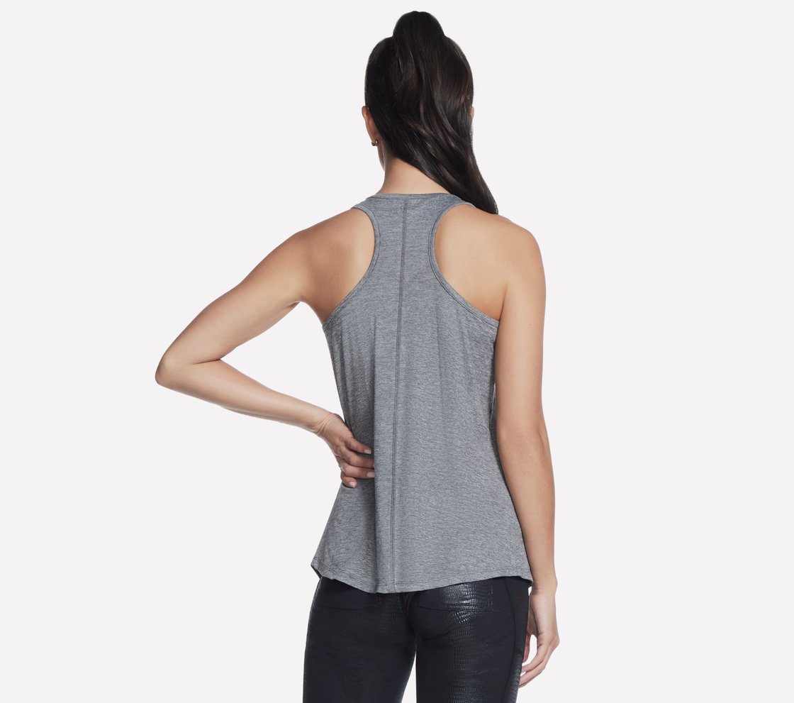 GODRI SWIFT SKECHERS  RACERBACK, CCHARCOAL Apparel Top View