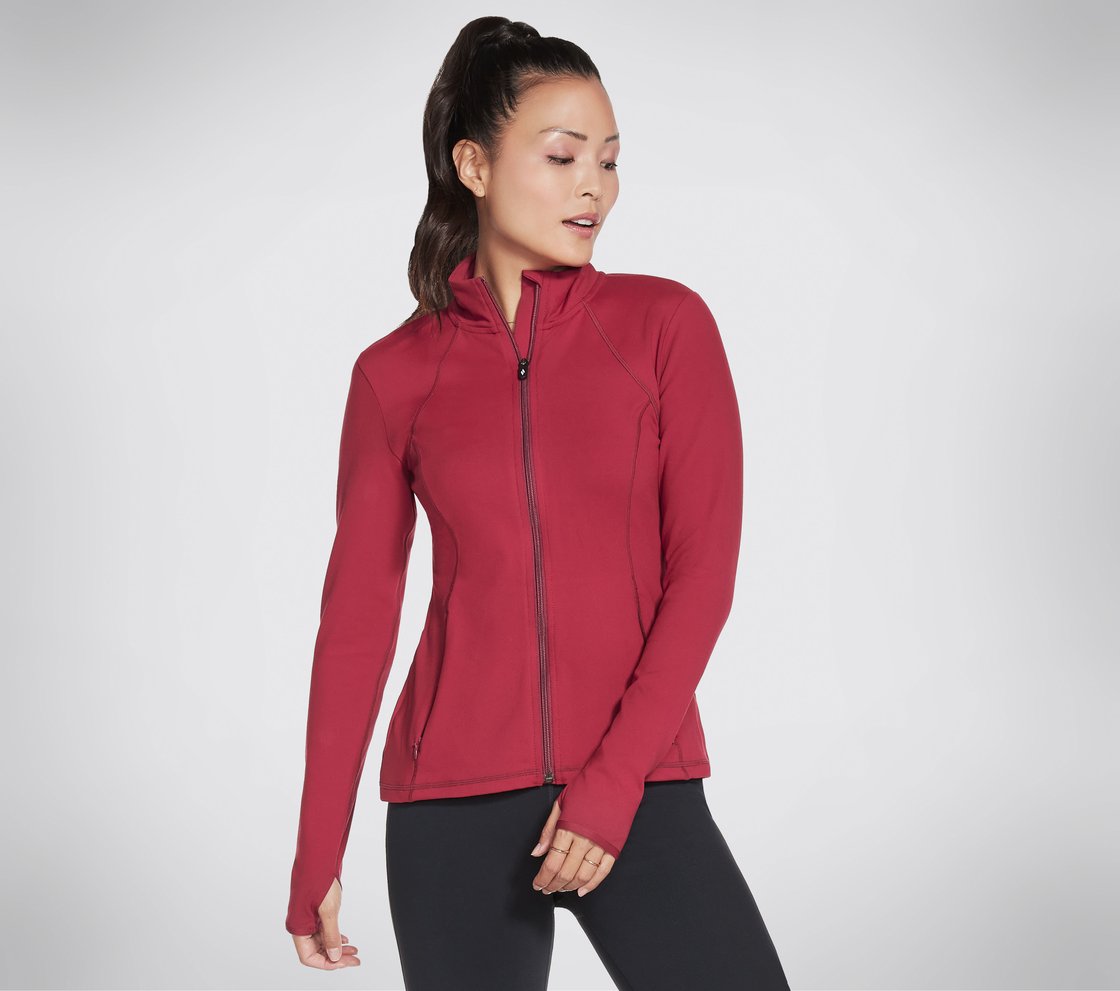 GOFLEX MESH JACKET, RASPBERRY Apparel Lateral View