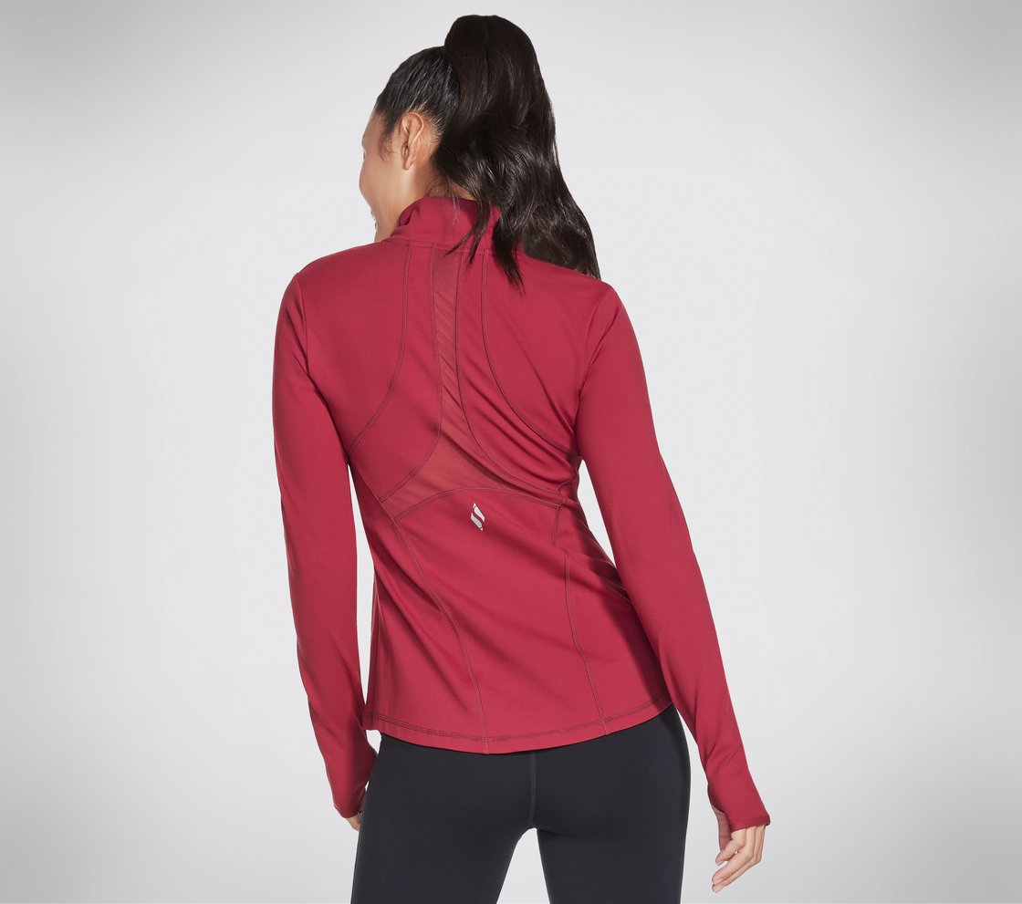 GOFLEX MESH JACKET, RASPBERRY Apparel Top View