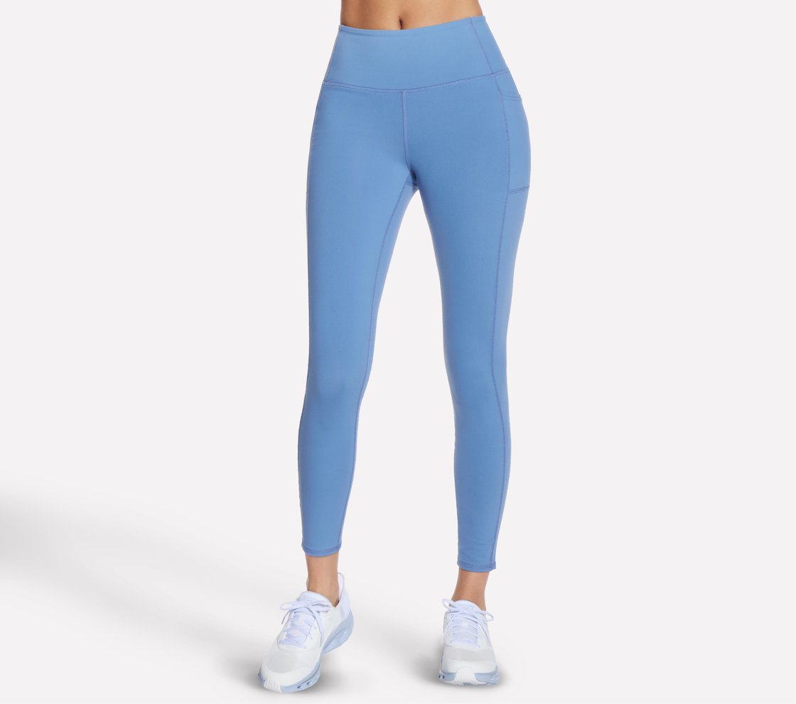 GOWALK HW LEGGING II, BLUE/MAUVE