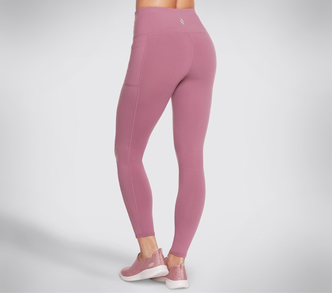 GOWALK HW LEGGING II, DARK MAUVE Apparel Top View