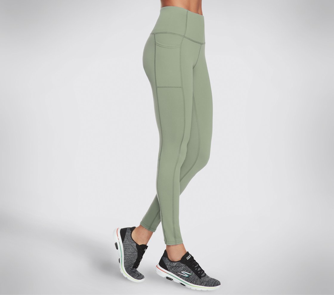GOWALK HW LEGGING II, LIGHT GREEN Apparel Bottom View