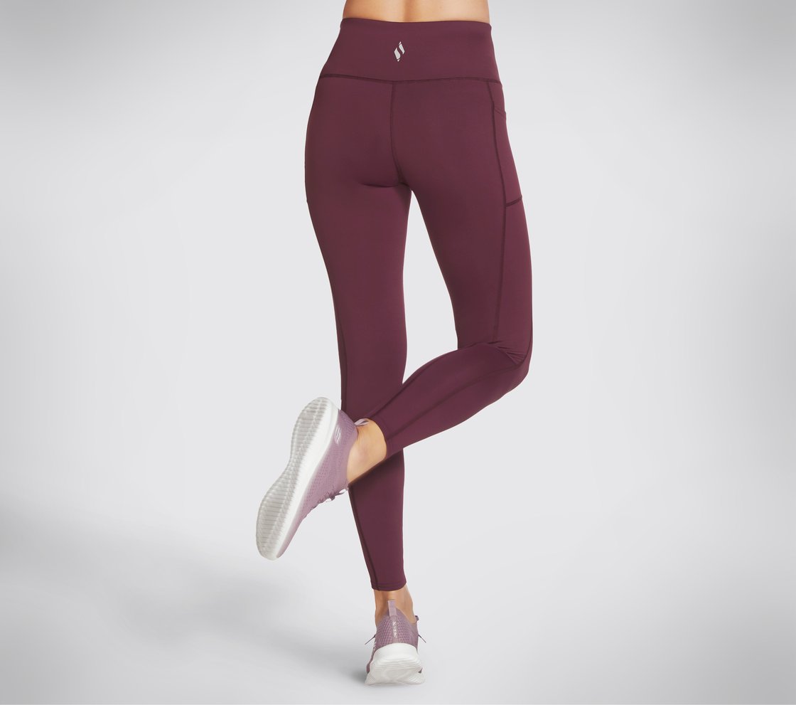 GOWALK HW LEGGING II, PURPLE Apparel Bottom View