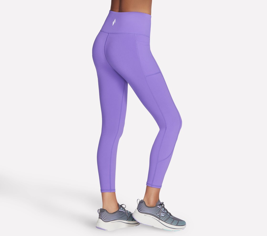 GOWALK HW 7/8 LEGGING II, NEON PINK/PURPLE Apparel Top View