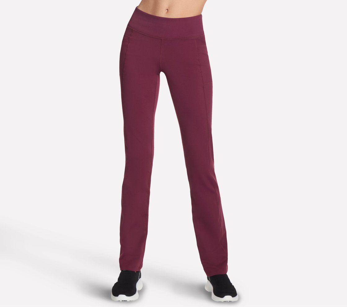 GOWALK PANT II, BURGUNDY/PINK