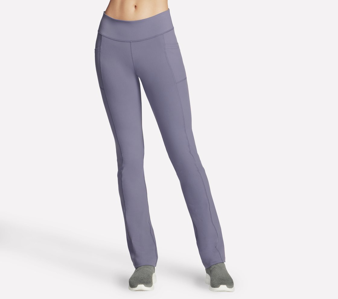 Skechers GO WALK OG Pant, PURPLE/CHARCOAL Apparel Lateral View