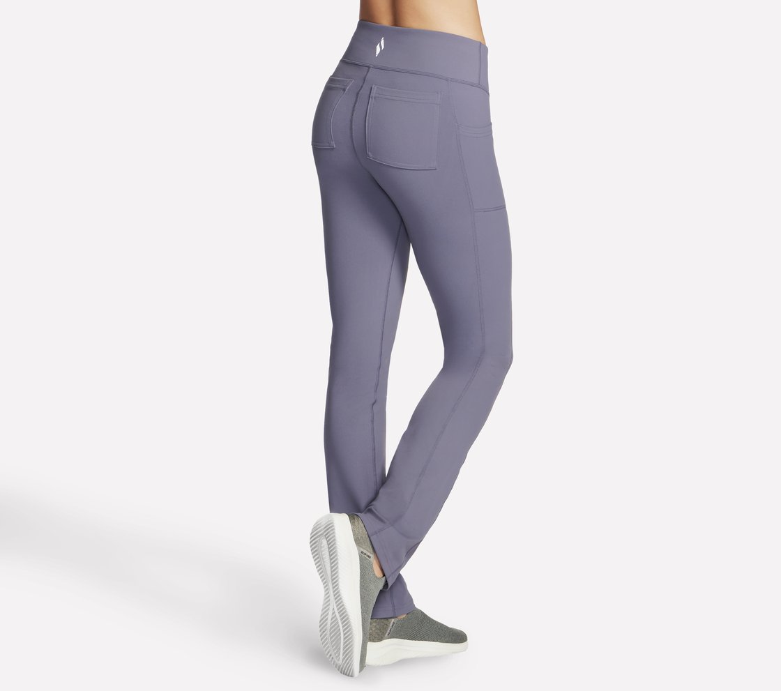 Skechers GO WALK OG Pant, PURPLE/CHARCOAL Apparel Top View
