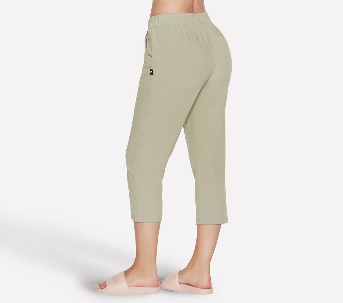 INCLINE MIDCALF PANT, GREEN/WHITE