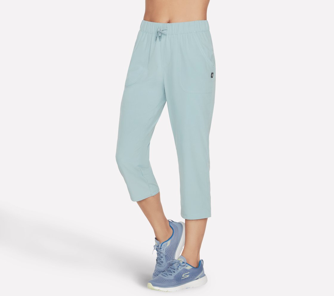 INCLINE MIDCALF PANT, LIGHT GREY/BLUE