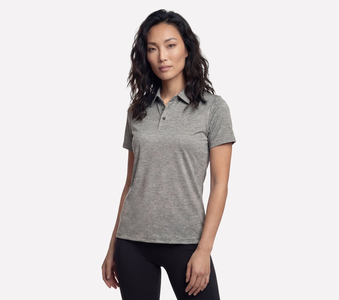 DIAMOND BLISSFUL CLUB POLO, BBBBLACK Apparel Lateral View