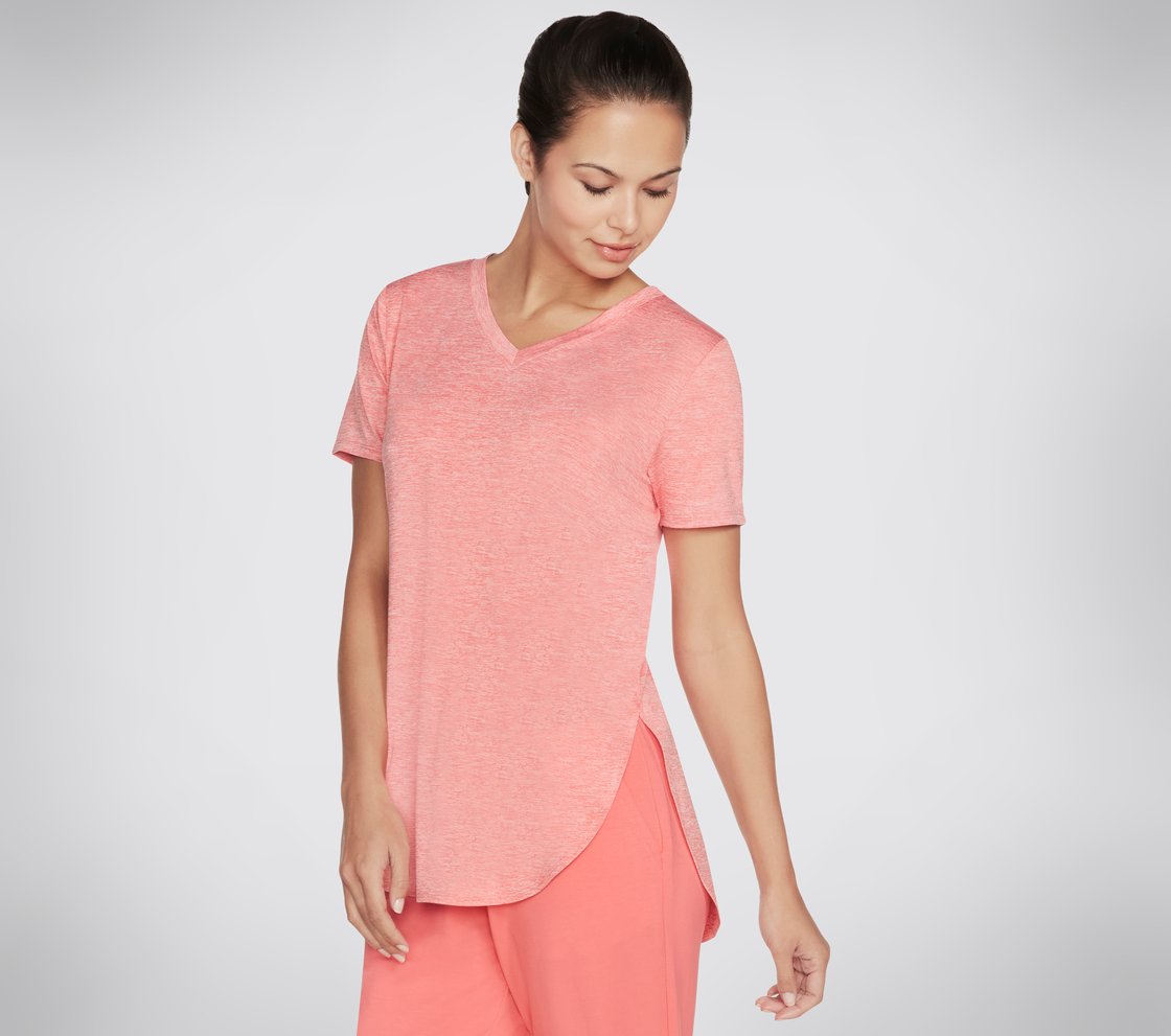 DIAMOND BLISSFUL TUNIC, CCORAL Apparel Bottom View