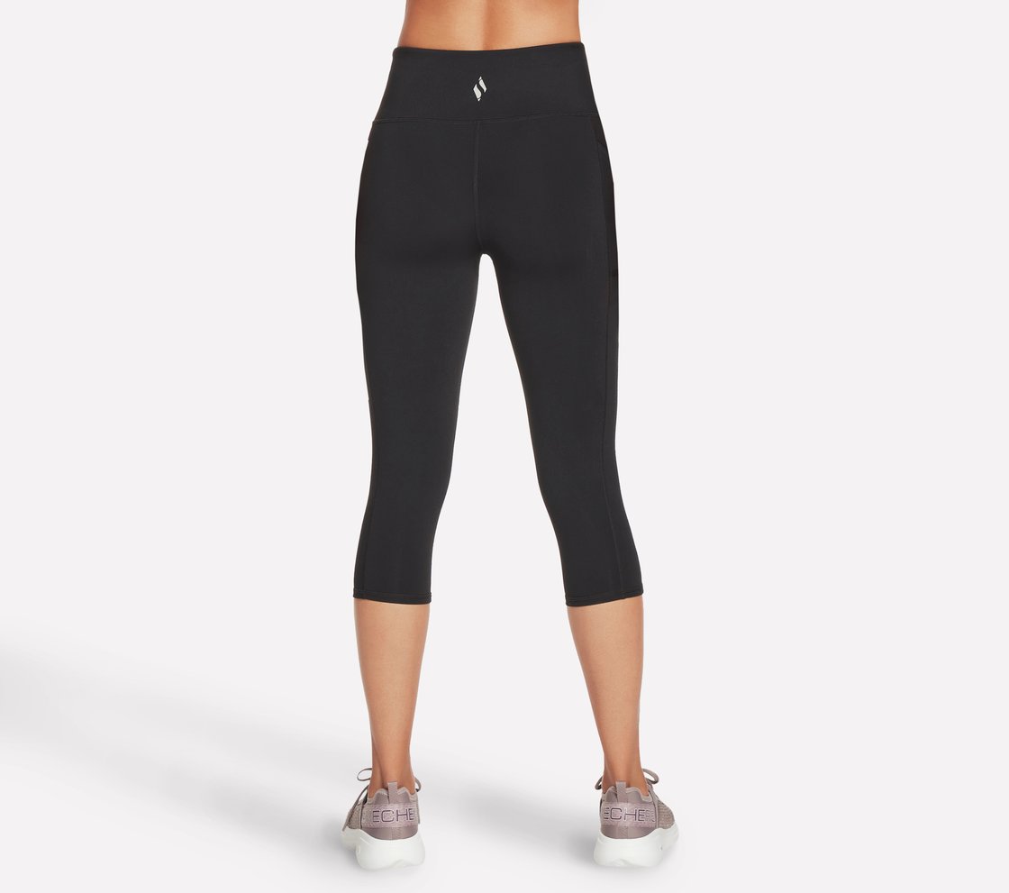 GOFLEX HW CAPRI, BBBBLACK Apparel Top View