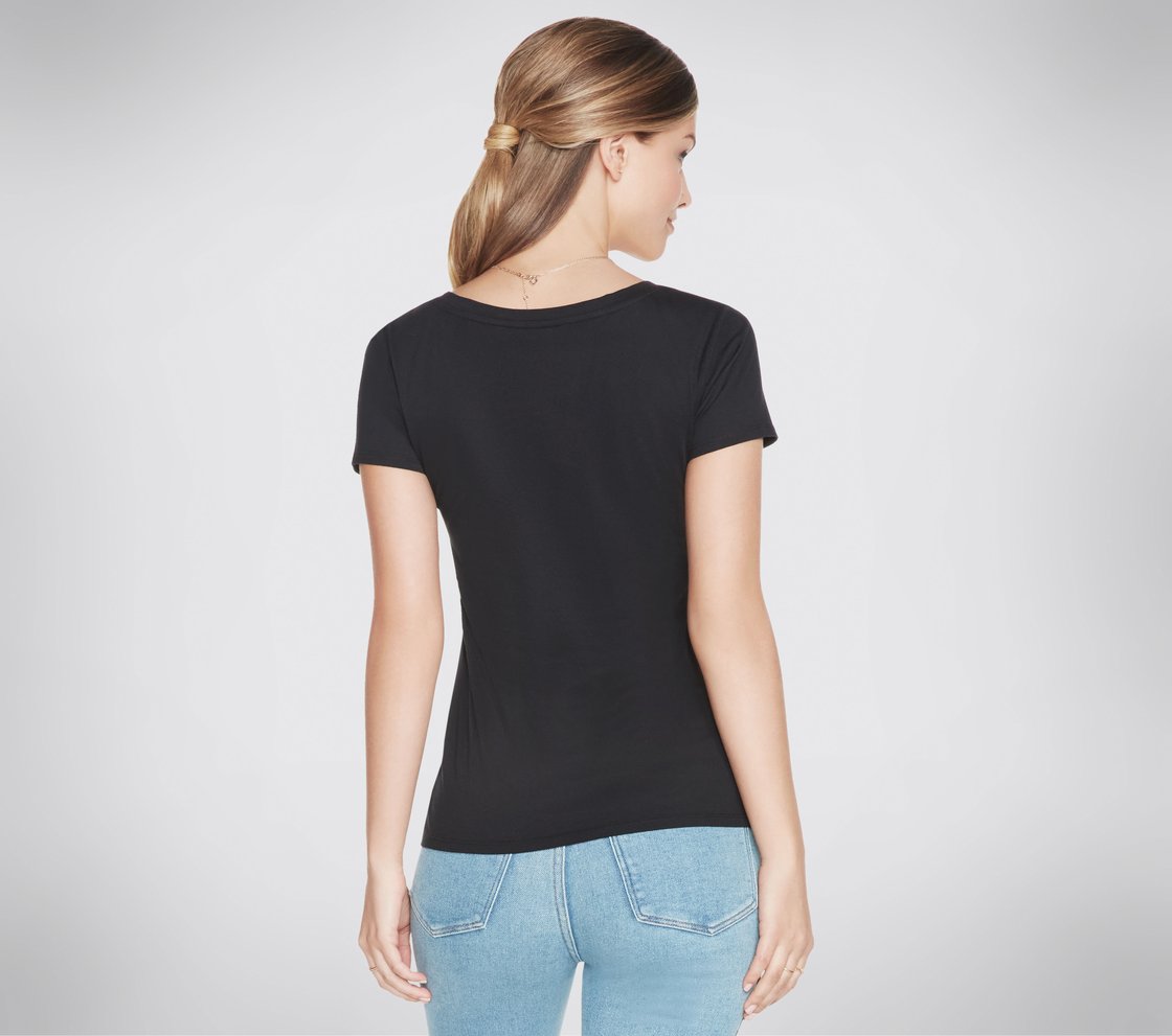 METALLIC COLOR BLOCK BALLET, BBBBLACK Apparel Top View